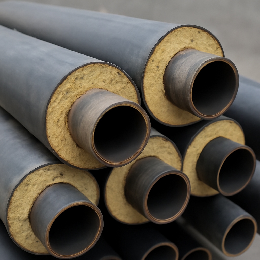 Труба электросварная в базальтовой изоляции 325х8 мм Ст10 ГОСТ 10704-91