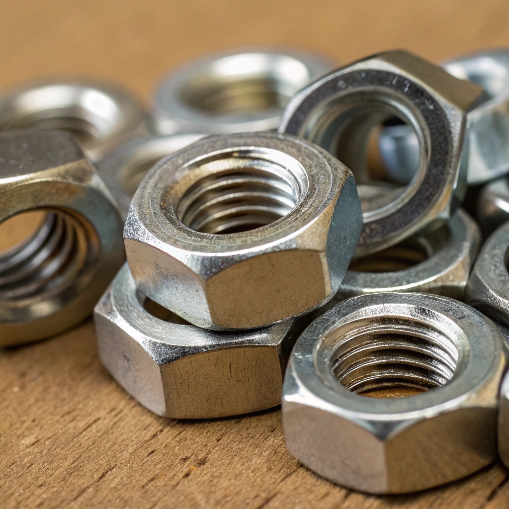 Гайка дюралюминиевая М24 шаг резьбы 2 мм Д16П ГОСТ 1759.0-87