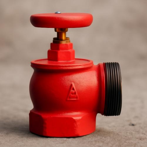 Клапан пожарный КПКМ 50-1 прямоточный чугунный под углом 90°